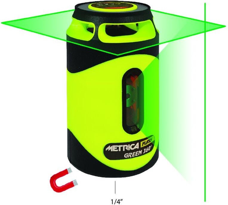 Metrica - Laser Flash 360° Green Bravo La Canette 61435