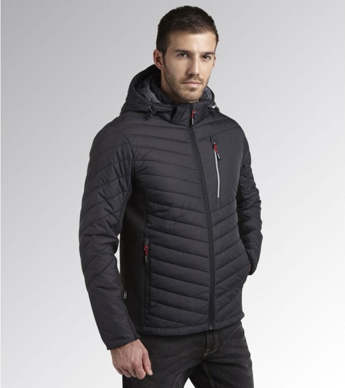 Thumbnail - Gepolsterte Arbeitsjacke PADDED OSLO - Schwarz L