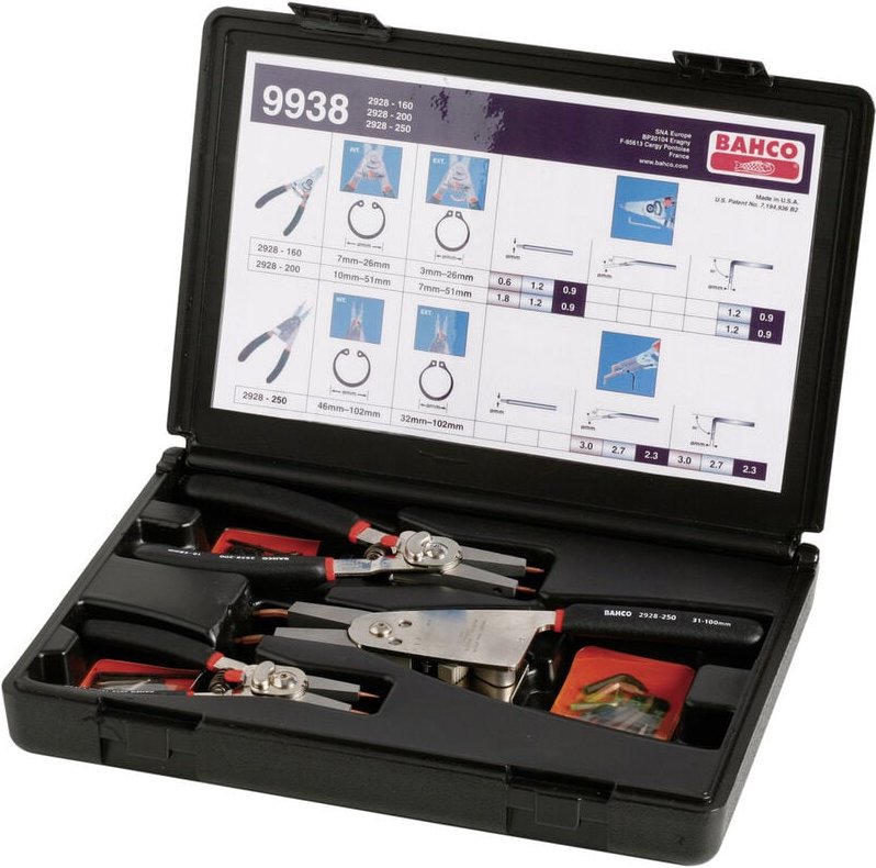 Bahco 9938 Seegeringzangen-Set