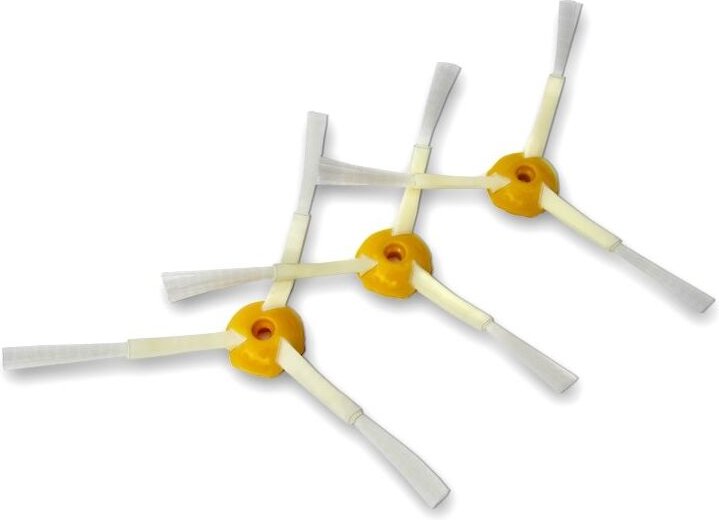 Packung mit 3 Seitenbürsten für Roomba 500, 600 und 700. Satz mit 3 Klingen-Ersatzteilen