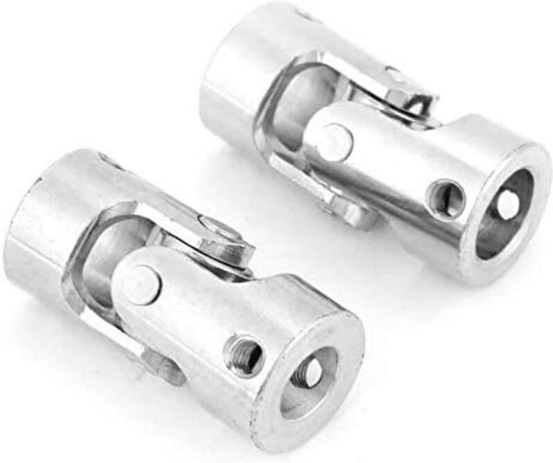 1pc 2-10mm U Joint Lenkung Welle Kreuzgelenk für Boot Auto DIY Zubehör Silber