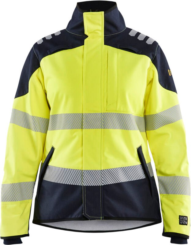 Arbeitsjacke Hardshell Multinorm Frau 4448 - Gelb/Navy M
