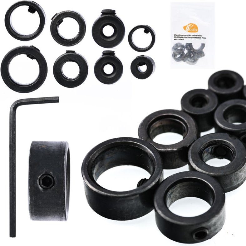 Rosfix Bohrerstopps 3-16mm 8 Stk. + Taste