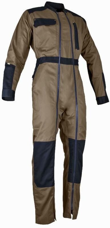 Doppel-Zip-Overall Chaudron LMA Kastanie / Dunkelgrau - T2/ t.s - 4111 t.s