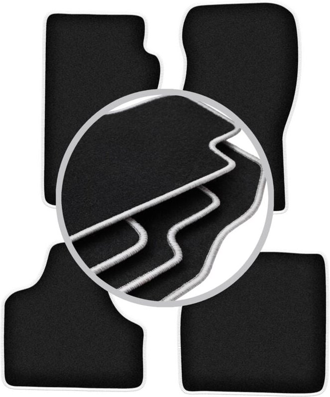 CARLUX-SILVER Autofußmatten für: Dodge Nitro SUV (2006-2011)