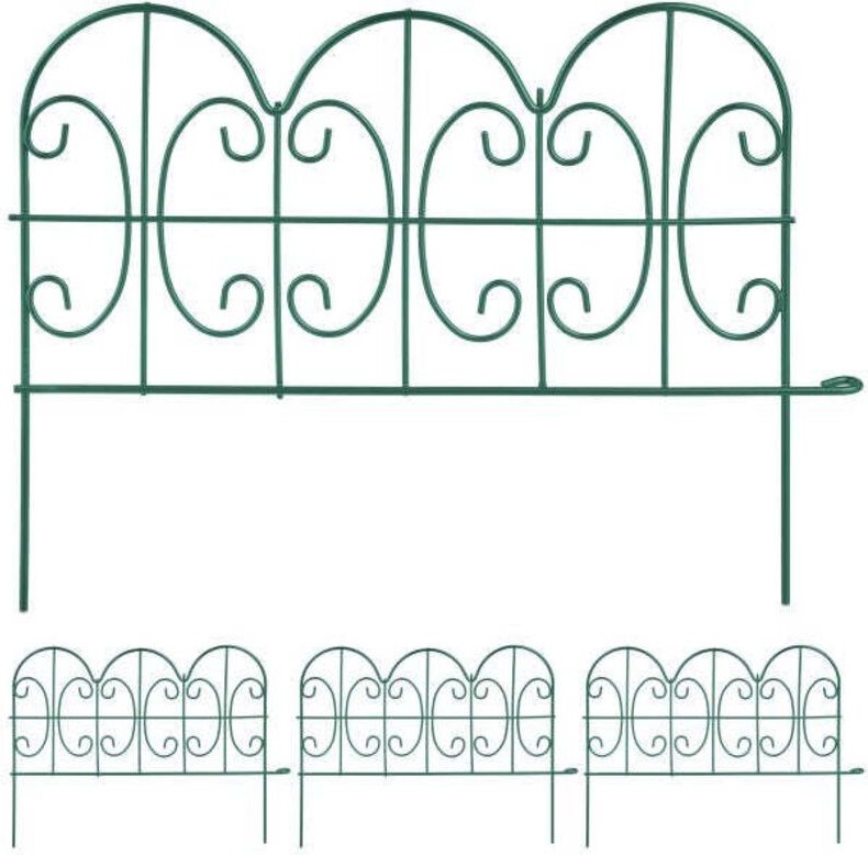 Bettkantenstreifen aus metall 4 stk 88