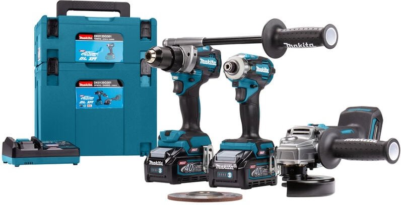 Kit Makita Dk0125g301: Df001g + Td001g + Ga005g + 2 Bl4040 + Dc40ra