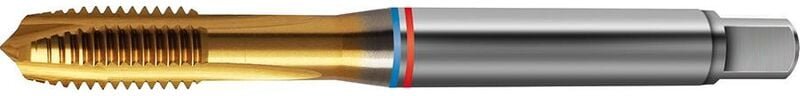 Thumbnail - Format - Maschinengewindebohrer tandem DIN371 hss-pm TiN Typ n 6H Form b Durchgangsloch M4
