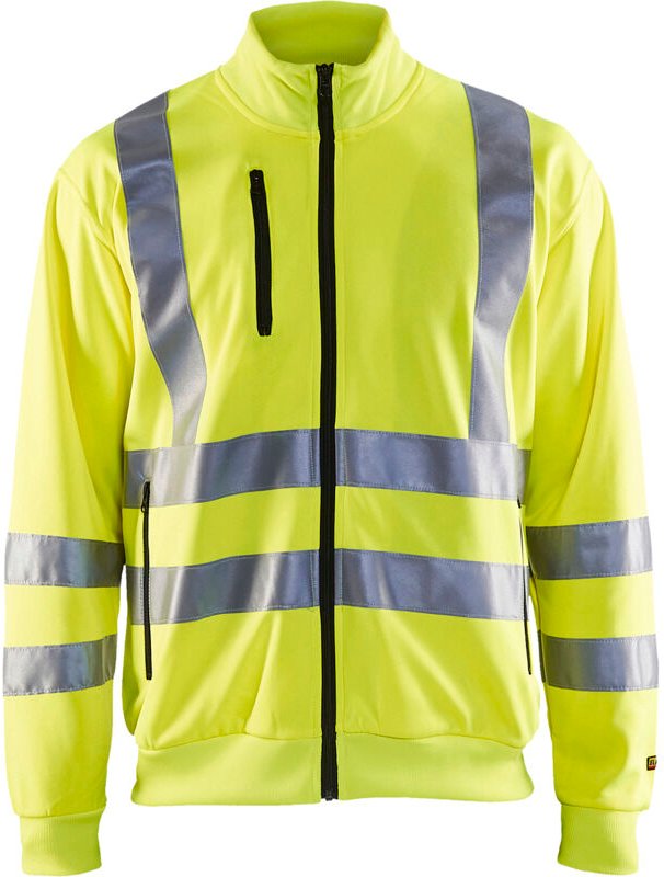 Thumbnail - Arbeits-Zip-Hoody mit hoher Sichtbarkeit 3358 – Neon Gelb 4XL