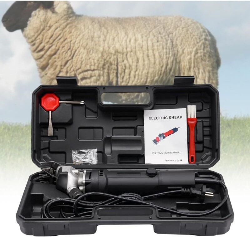 Elektrische Schafschermaschine - Elektrische Schafschermaschine mit 6 Geschwindigkeiten, Elektrische Schermaschine für S...