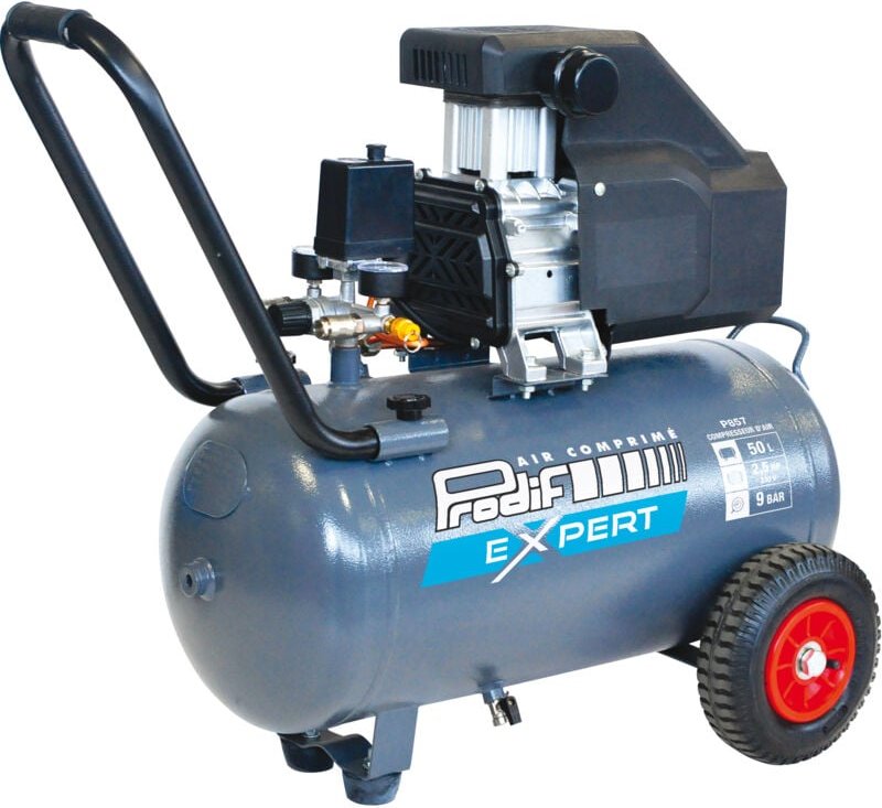 Ölfreier Luftkompressor Prodif 50l 9 Bar 2,5cv - P857