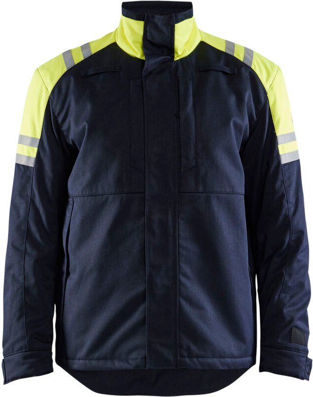 Feuerhemmende Arbeitsschutzjacke Inhérent Steel 4515 - Marine/Gelb XXXL