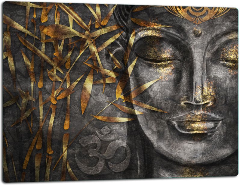 Glasschild Schneidebrett 52x40 Frauu