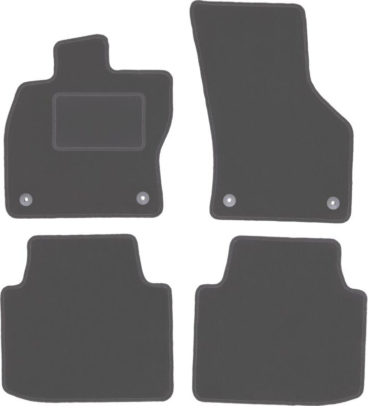 Graphit-Fußmatten für: Skoda Superb III Kombi, Limousine (2015-2020)