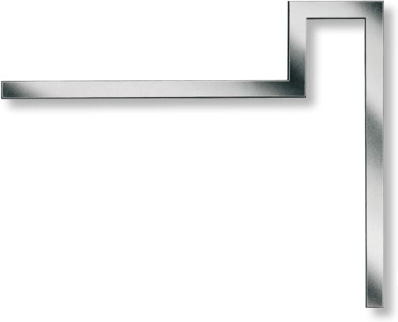 Ultra Präzision - Flanschenwinkel Normalstahl 800x500 mm