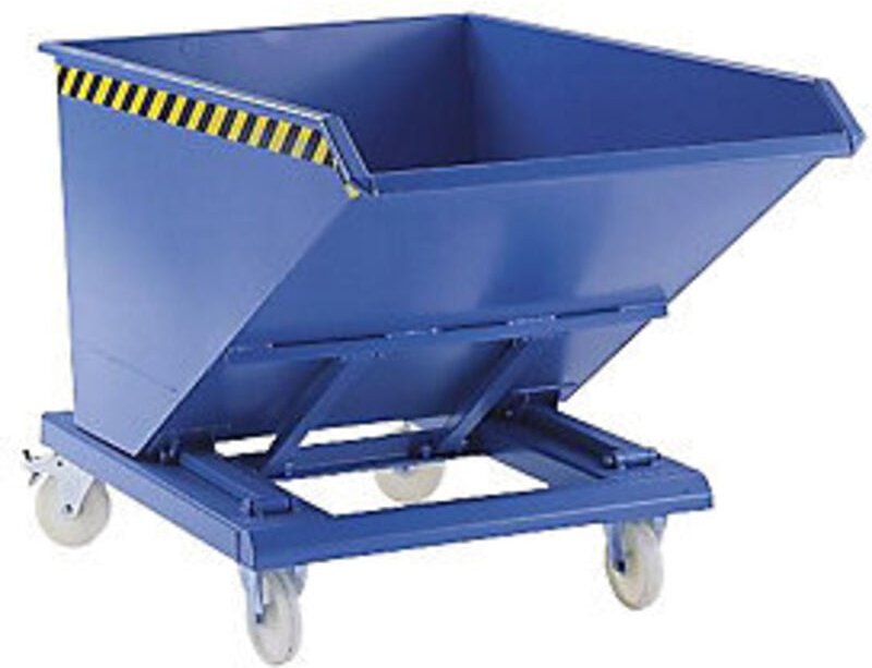 Bauer Kippbehälter NK 100, lackiert, Lichtblau