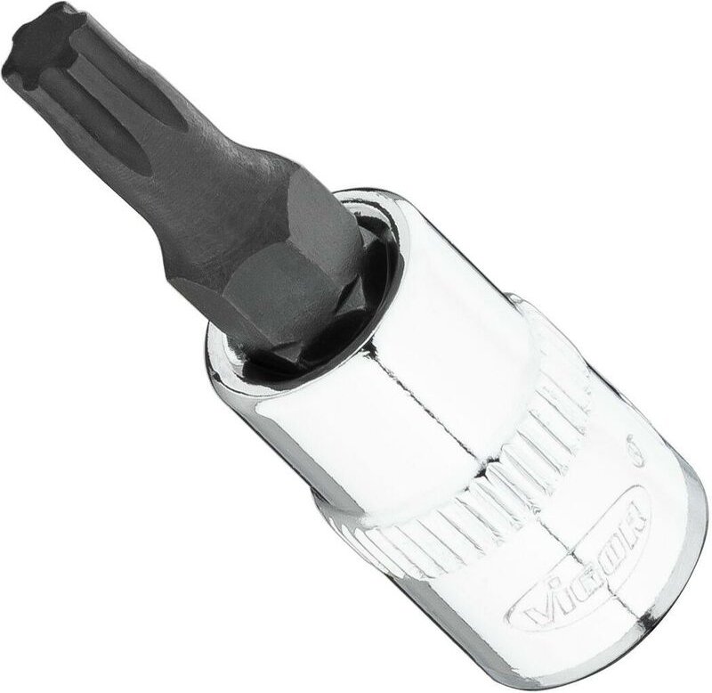 Vigor - t+ Schraubendreher-Einsatz ∙ V7037-IP25 ∙ 1/4 Zoll (6,3 mm) Vierkant hohl ∙ Innen torx® Plus Profil ∙ sw T25+