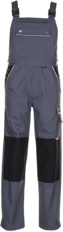 Latzhose Canvas 320 Gr.58 grau/schwarz Planam