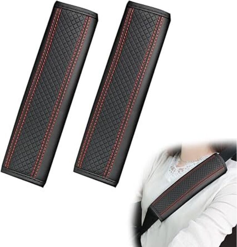 Stück Auto-Sicherheitsgurtschutz, Sicherheitsgurtpolster, abnehmbares Sicherheitsgurtkissen, Auto-Komfortpolster, für Er...