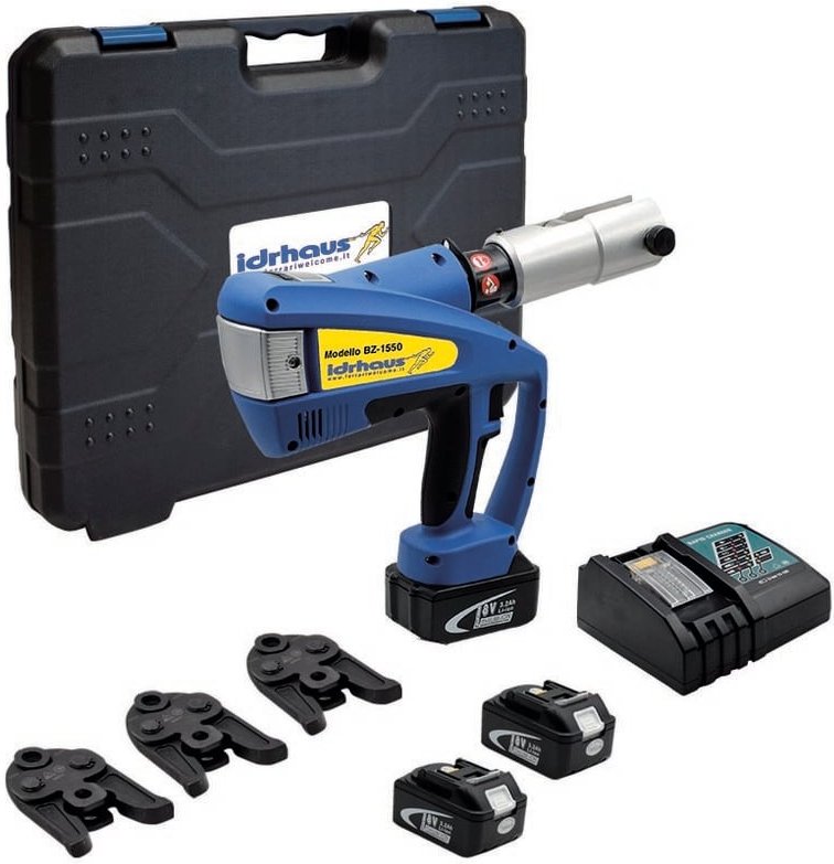 BZ-1550 Akku-Pressgerät: Elektrowerkzeug für effiziente und schnelle hydraulische Verbindungen - Idrhaus