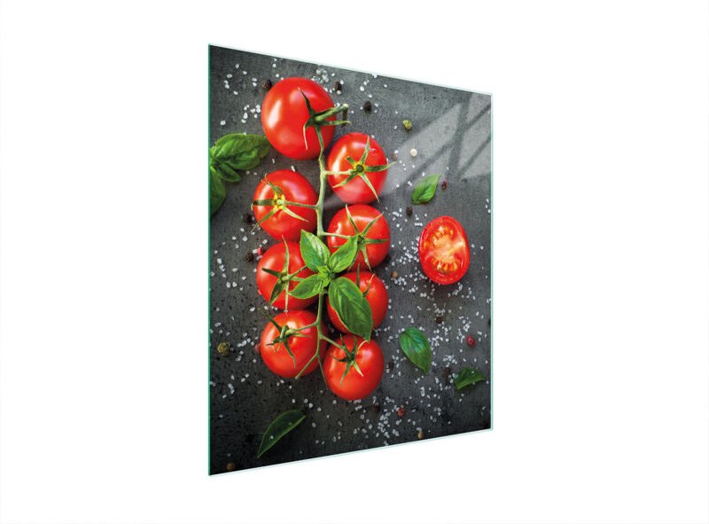 Glasschneidebrett 45x52 Tomaten