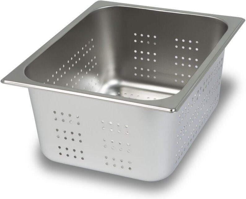 Gn Behälter 1/2 Gastro Norm Gastronorm (Edelstahl, 150mm Tief, Perforiert, Rostfrei, Kratzfest, Temperaturbeständig von ...
