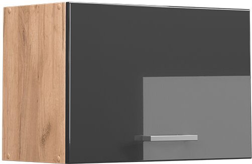 Vicco - Hängeschrank R-Line, Anthrazit Hochglanz, 60 cm Flach