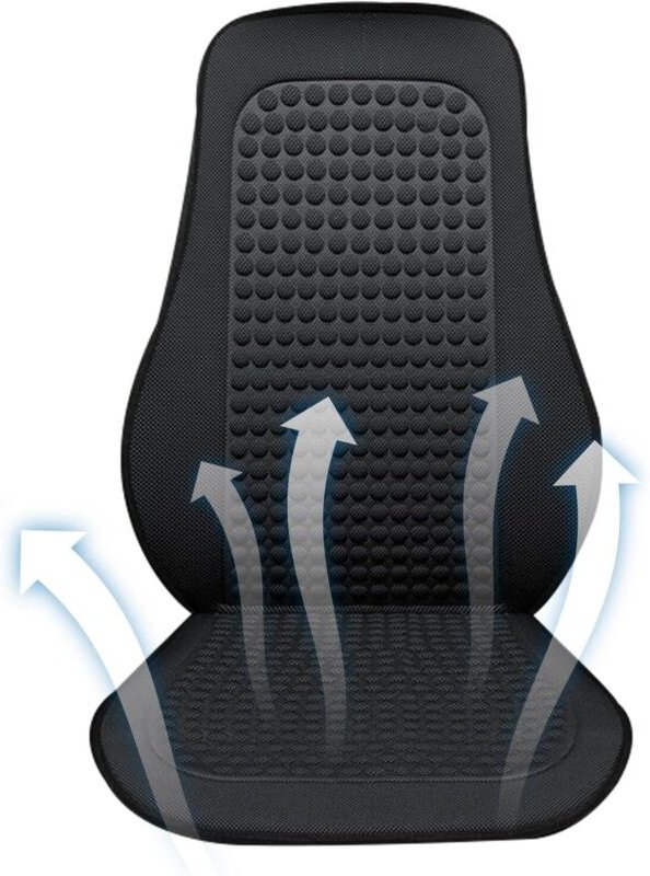 Kühlender Autositzbezug, Kühlender Autositzbezug, Belüftet und Atmungsaktiv, Kühlendes Luftkissen Für Den Sitz, Für Auto...
