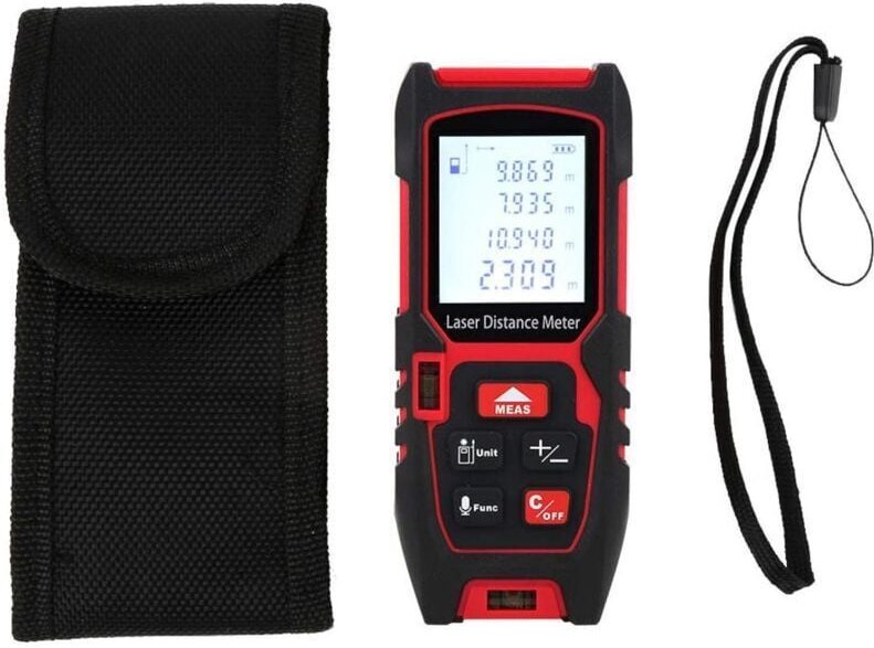 Tragbarer Laser-Entfernungsmesser, Infrarot-Entfernungsmesser Tragbarer Höhenmesser Hochpräzise tragbare Laser-Innenmess...