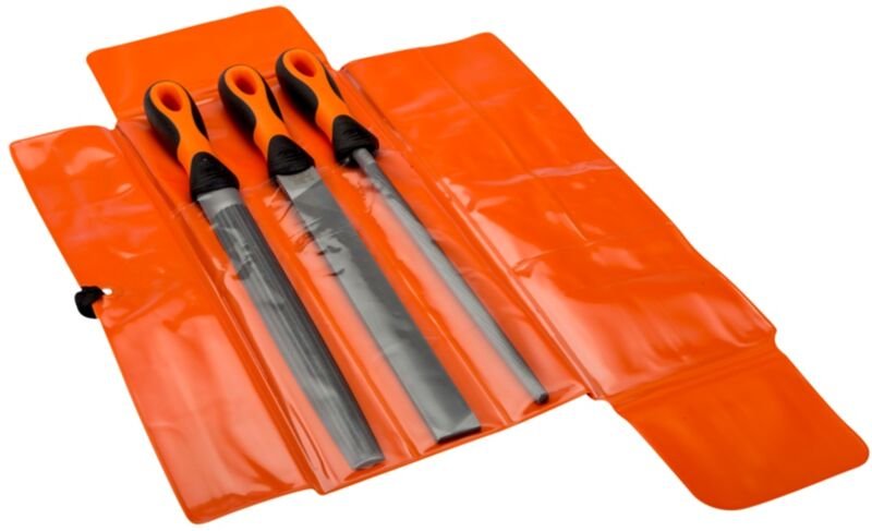 Bahco ERGO Feilensatz, Halbschlicht 250 mm - 3-tlg., Hieb 2