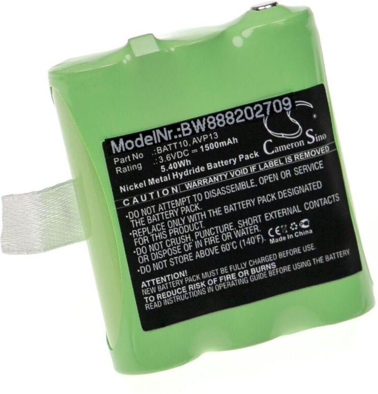 Vhbw - Akku kompatibel mit Midland X-Talker T71, T75, T77, T79 Funkgerät, Walkie Talkie (1500mAh, 3,6V, NiMH)