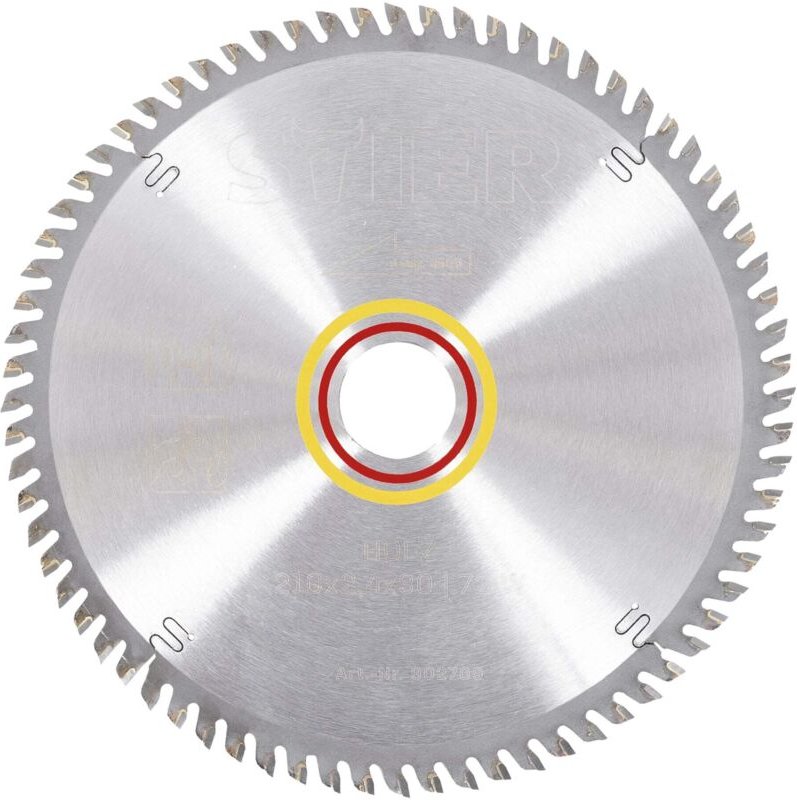 Kreissägeblatt Profi, Holz, 210 x 2,4 x 30 mm, 72 Zähne, Präzise Holzschnitte für Spanplatten, Hartfaserplatten und Gips...