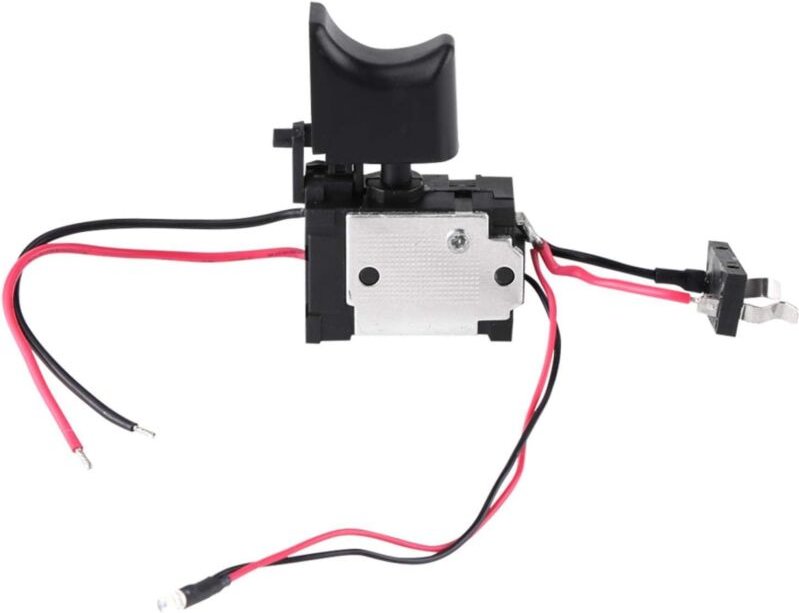 Auslöseschalter für die Drehzahlregelung des Akku-Bohrschraubers, 7,2 V-24 v Lithiumbatterie, Auslöseschalter für die Dr...