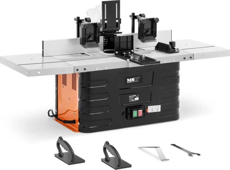 MSW - Tischfräse 1500 w bis 24 000 U/min umfangreiches Zubehör Tischfräser Holzfräser
