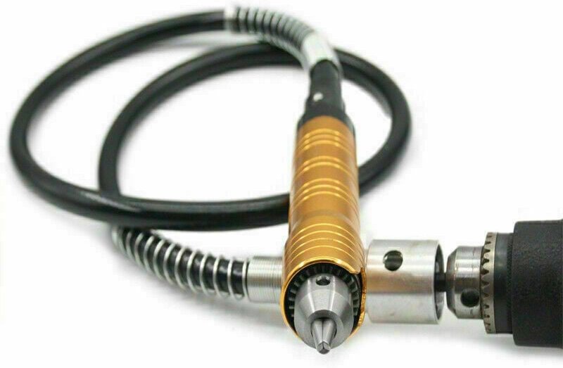 Flexibles Wellenbohrfutter 0,3 bis 6,5 mm, flexible Verlängerung für Bohrmaschinen..DEBUNS