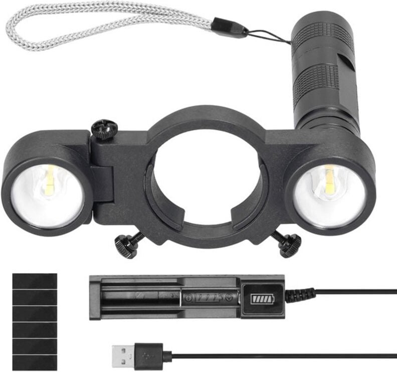 Lackierpistolenlicht, Universal-LED-Licht für Autolackierpistolen, 3 Helligkeitsstufen, Sprühlackierpistolen-Beleuchtung...