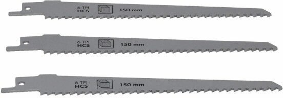 Gartenteile ® - Sägeblatt-Set (3-teilig) zum Sägen von Holz, passend für Akku Astsäge aas 1080