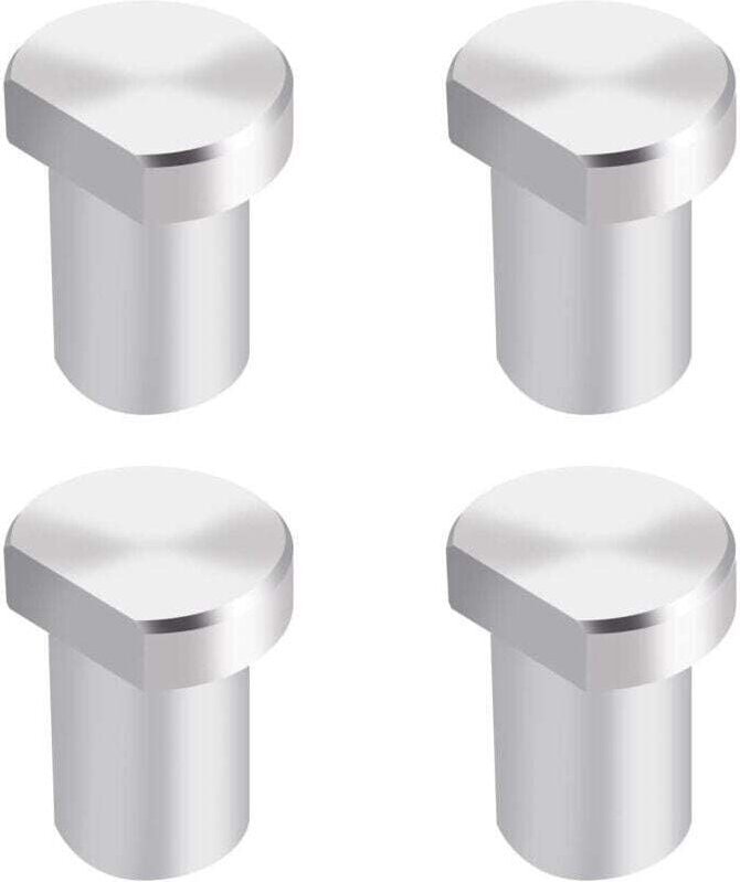 4-teilige Werkbankanschläge, Edelstahl-Zapfenblöcke, festes Zubehör für Holzbearbeitungstische