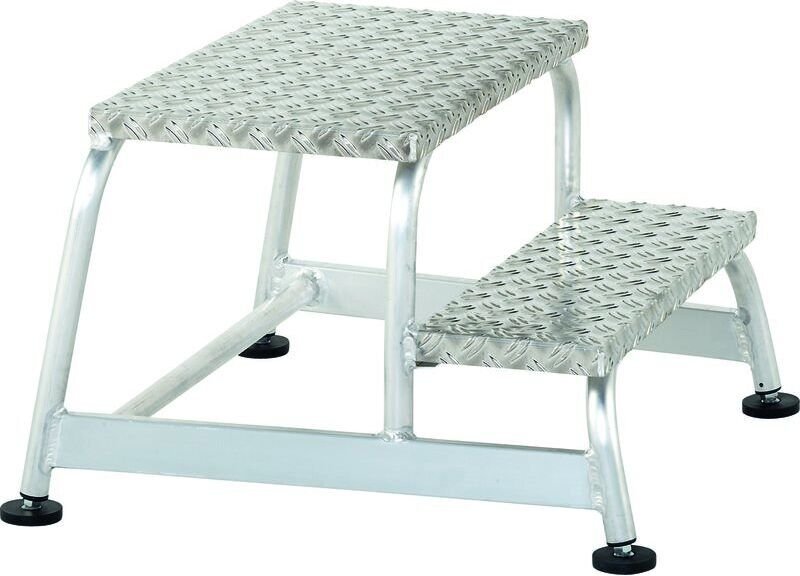 Zarges Fußplattenset zu Montagetritt