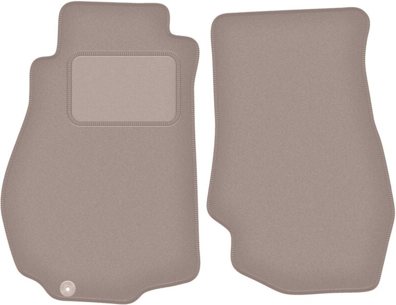 Beige Velours-Fußmatten für: Nissan 350Z Coupé (2003-2009)