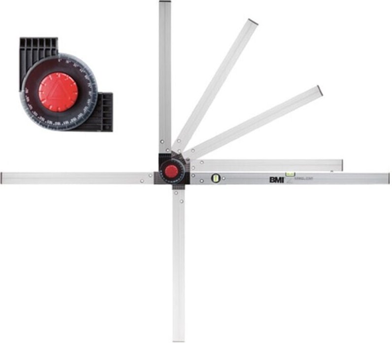 BMI - Winkelmessgerät winkelstar Messber.0-270Grad Schenkel-L.150x100cm - 715 100 150