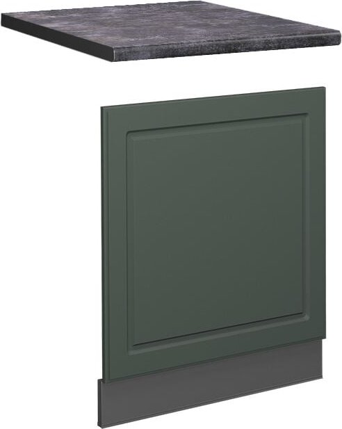 Thumbnail - Vicco - Frontblende Fame-Line, Grün-Gold Landhaus, 60 cm , ap Anthrazit