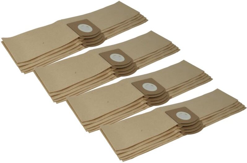 20x Staubbeutel Ersatz für Kärcher 2.863-297.0 für Staubsauger - 54cm x 12cm braun - Vhbw