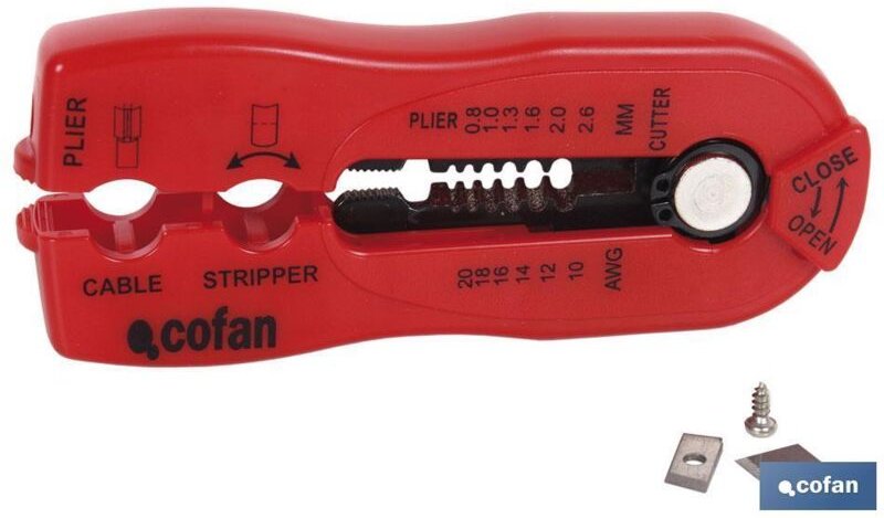 Multifunktions-Abisolierzange (0,8–2,6)