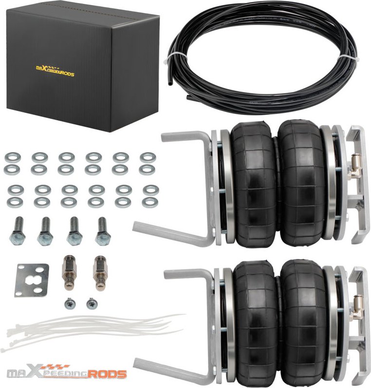 2X Luftbalg + Montagsatz Air Spring Bag Helper Kit for Toyota Hilux 4WD 2015-