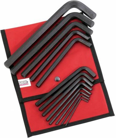 Set mit 13 langen Inbusschlüsseln sam - 63TR13
