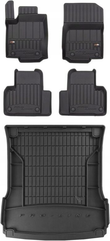 SET 3D Gummimatten Mercedes GLS X166 2015-2019 mit