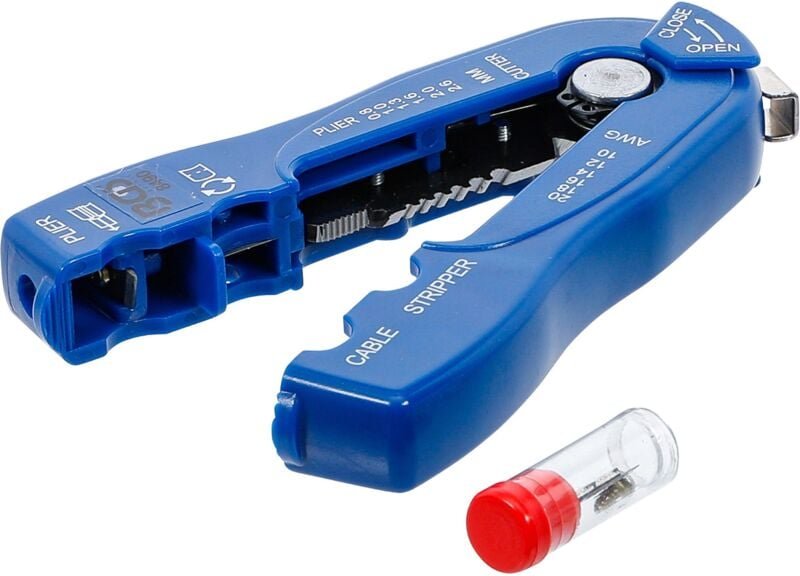 Bgs Technic - Draht-/Kabel-Abisolierer '2-IN-1' 0,8 - 2,6 mm