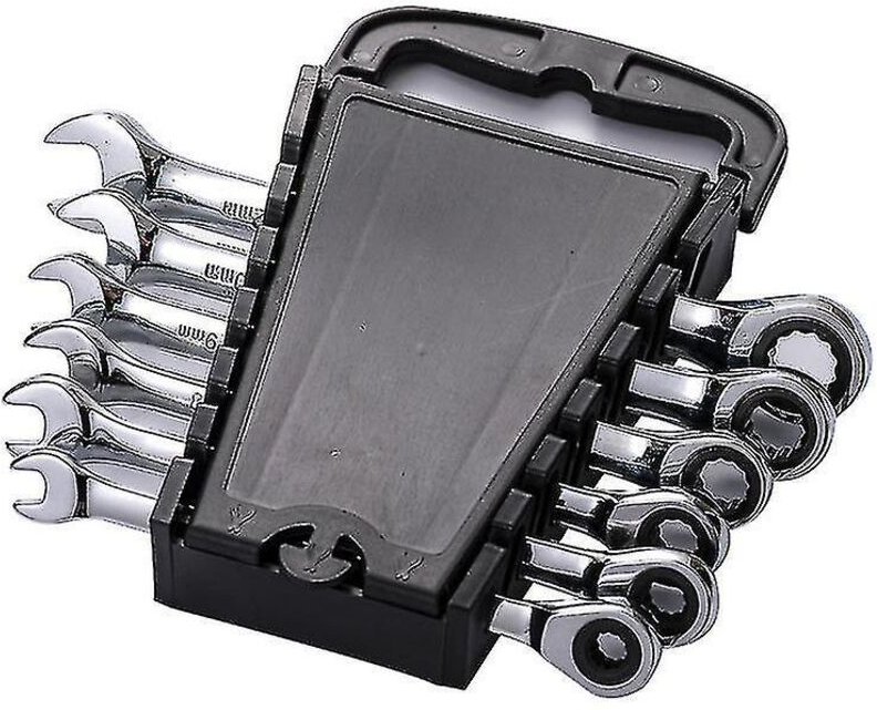 Ahlsen Set mit 6 Ratschenschlüsseln, Heim- und Autozubehör