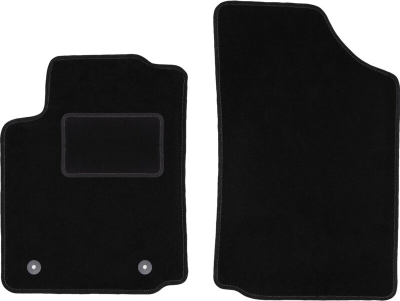 Vordere Matten schwarz für: Citroen C2 Fließheck (2003-2009)